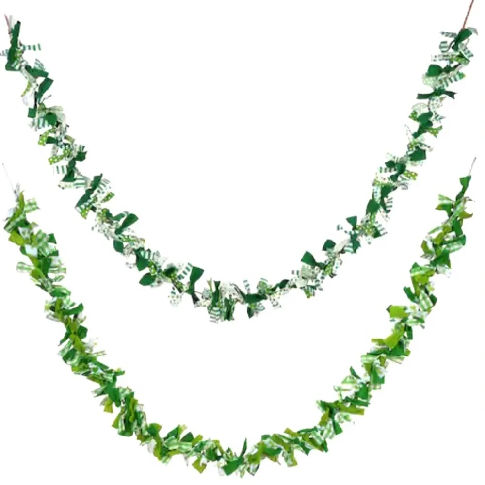St Patrick’s Garland 6” Festive Print Decor by Celebrate It